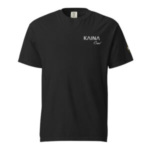 T-shirt unisexe Kaina Crew brodé avant et manche gauche
