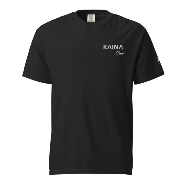 T-shirt unisexe Kaina Crew brodé avant et manche gauche