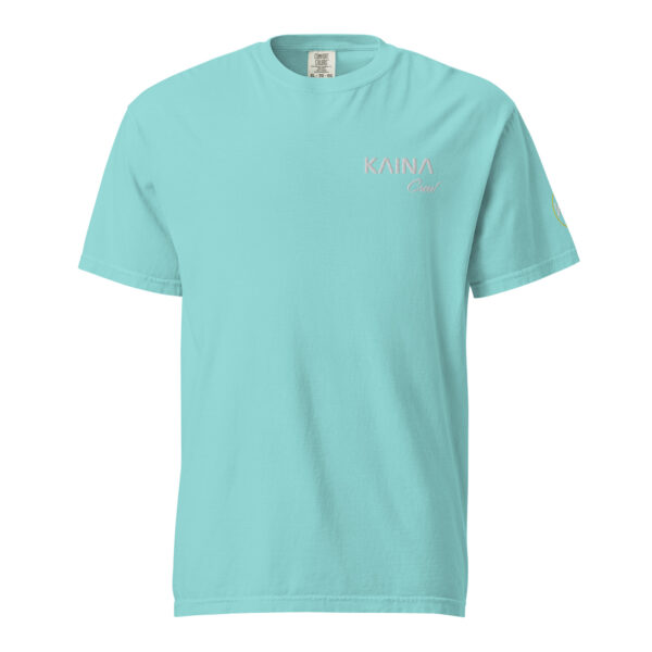 T-shirt unisexe Kaina Crew brodé avant et manche gauche – Image 9