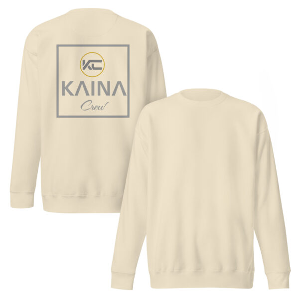 Sweatshirt unisexe Kaina Crew imprimé arrière – Image 4