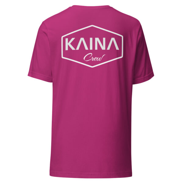 T-shirt unisexe Kaina Crew imprimé avant et arrière – Image 12