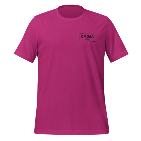 T-shirt unisexe Kaina Crew brodé avant – Image 4
