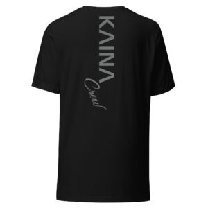 T-shirt unisexe Kaina Crew imprimé avant et arrière