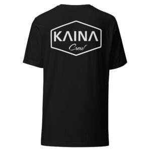 T-shirt unisexe Kaina Crew imprimé avant et arrière