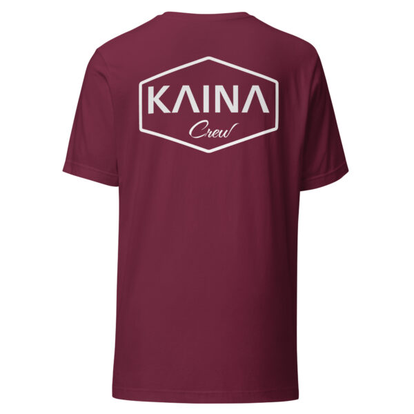 T-shirt unisexe Kaina Crew imprimé avant et arrière – Image 6