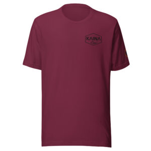 T-shirt unisexe Kaina Crew brodé avant et manche gauche