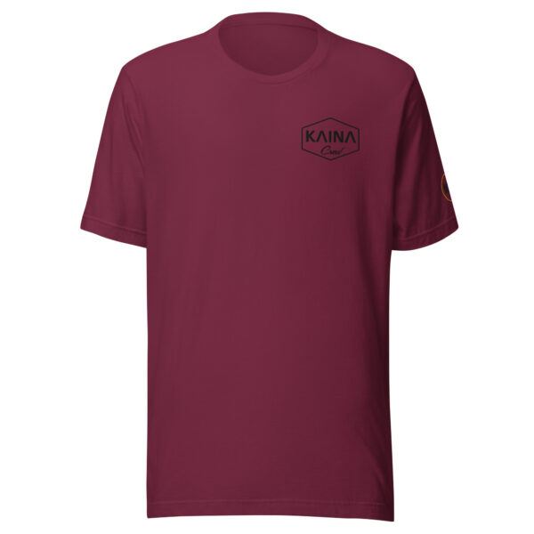 T-shirt unisexe Kaina Crew brodé avant et manche gauche