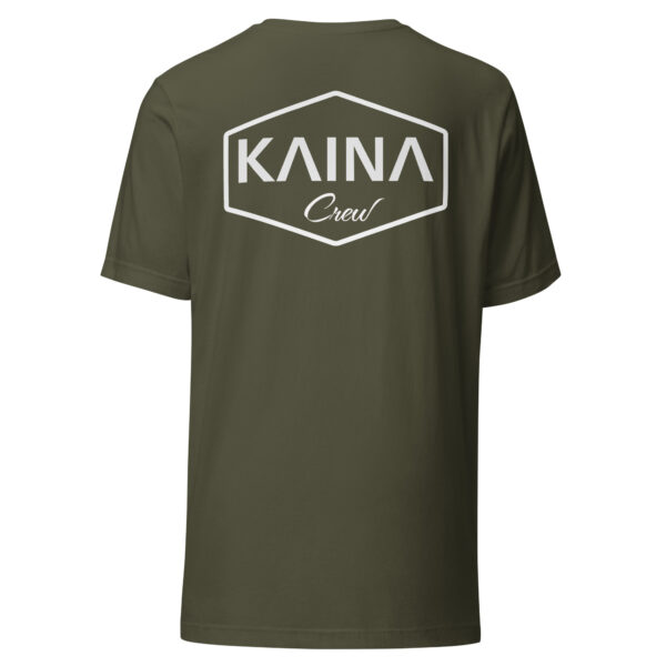 T-shirt unisexe Kaina Crew imprimé avant et arrière – Image 10