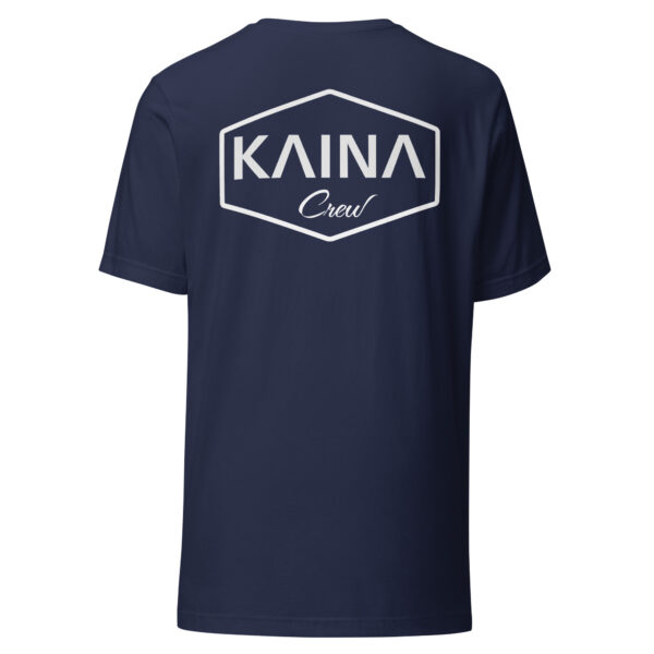 T-shirt unisexe Kaina Crew imprimé avant et arrière – Image 4