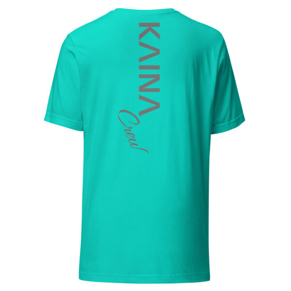 T-shirt unisexe Kaina Crew imprimé avant et arrière – Image 5