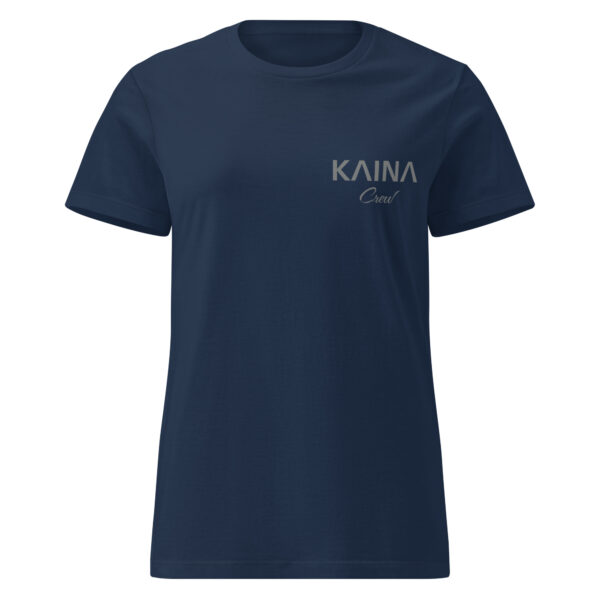 T-shirt femme Kaina Crew imprimé avant et arrière