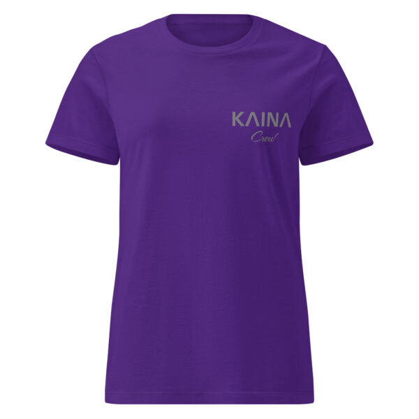 T-shirt femme Kaina Crew imprimé avant et arrière – Image 8