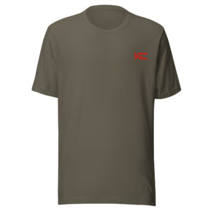 T-shirt unisexe imprimé avant et arrière
