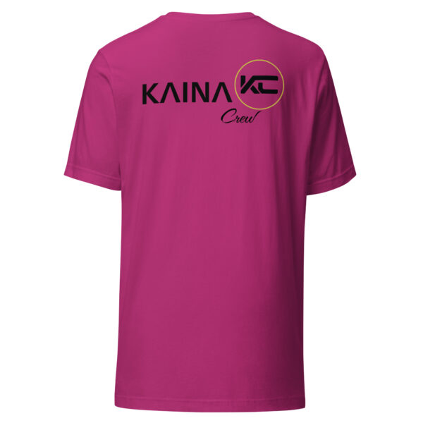 T-shirt unisexe Kaina Crew imprimé avant et arrière – Image 10