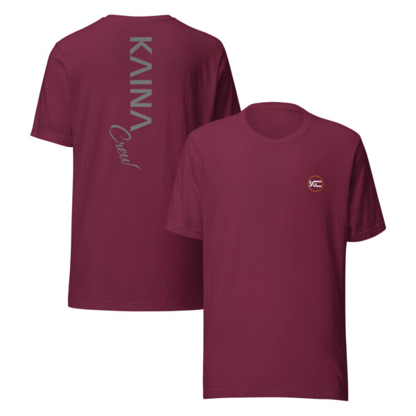 T-shirt unisexe Kaina Crew imprimé avant et arrière – Image 8