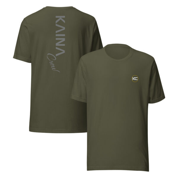 T-shirt unisexe Kaina Crew imprimé avant et arrière – Image 9