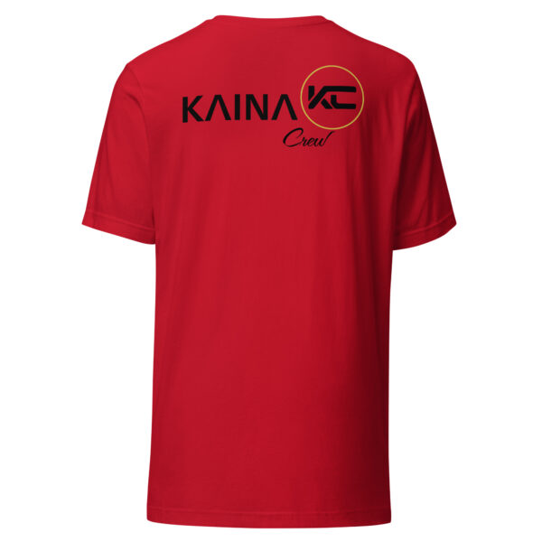 T-shirt unisexe Kaina Crew imprimé avant et arrière – Image 3