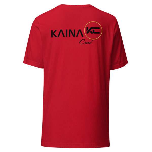 T-shirt unisexe Kaina Crew imprimé avant et arrière – Image 8
