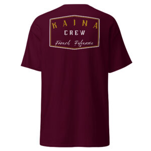 T-shirt golden kaina crew